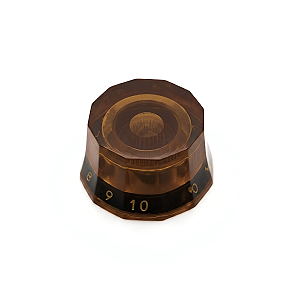 Knob Botão Lampshade Thida Âmbar Estilo PRS Compatível Com CTS 1/4"