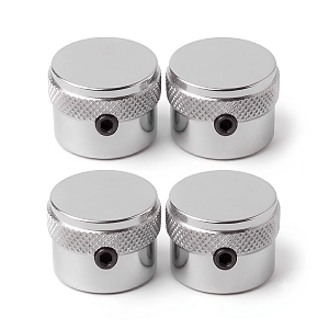 Pacote 04 Knob Cromado Thida G Arrow Guitarra Semiacústica