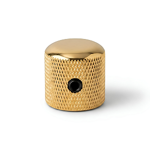 Knob Dourado De Alumínio P/ Guitarra E Baixo Com Parafuso Padrão Imperial CTS 6,35mm