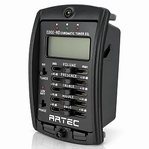 Pré Amp. Captador 4 Bandas Com Afinador Digital LCD EDGE-ND