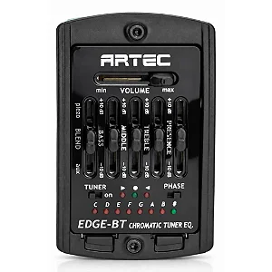 Pré Equalizador Artec EDGE-ND Violão Nylon Clássico Preto- EDGE-BT-MC