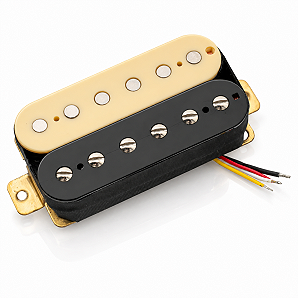 Captador Humbucker Guitarra Ponte Cerâmico 16K 52mm Coil Split Zebra