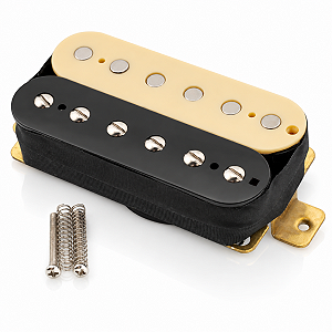 Captador Humbucker Para Guitarra Bridge Alnico V 8.0K Vintage 4 Fios Zebra