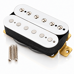 Captador Humbucker Para Guitarra Braço Alnico V 7.2K Vintage 4 Fios Branco