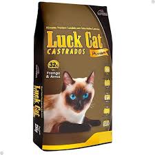 Ração Luck Cat Adulto Gato Castrado Sabor Frango e Arroz 20kg