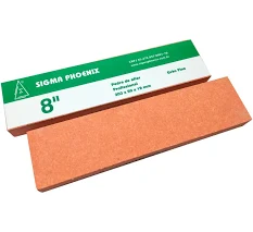 Pedra de Afiar Profissional Grão Fino 203x50x19mm, Cor Laranja, Marca Sigma Phoenix