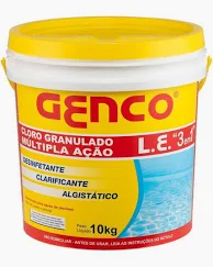 Cloro Granulado Múltipla Ação 3 em 1 Genco 10kg