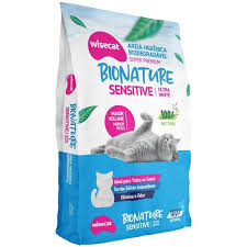 Areia Higiênica Bionature Biodegradável para Gatos 100% Natural 2kg