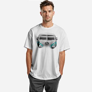Camiseta Kombi Verde Claro
