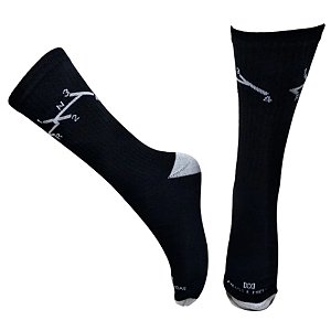 Meia Cano Alto Marcha de Volks em Algodão