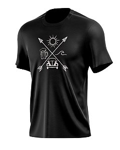 Camiseta Sol, Praia, Fusca e Cerveja