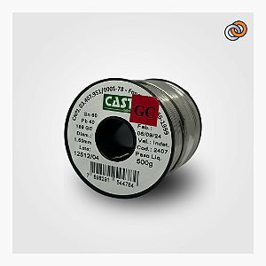 Fio para solda Cast 60x40 1,5mm cinza (alumínio)
