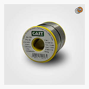 Fio para solda Cast 50x50 1,5mm amarelo