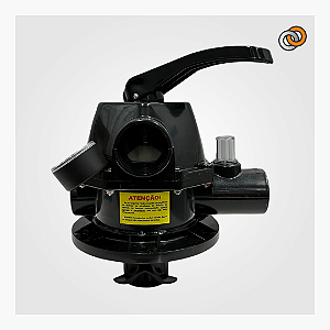 Válvula seletora do filtro Nautilus F450-750X parafusada com manômetro