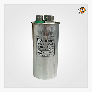 Capacitor permanente para ar condicionado EPX 35+10uF 450V terminal