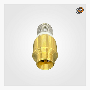 Válvula de retenção macho Lepono 1 bronze