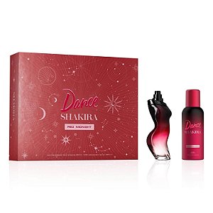Kit Perfume Shakira Dance Red Midnight Feminino EDT 80ml + Desodorante 150ml