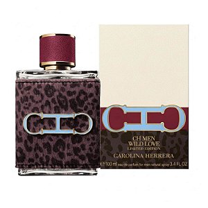 CH Men Wild Love Carolina Herrera Edição Limitada EDP Perfume Masculino 100ml