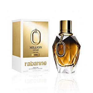 Perfume Million Gold For Her Rabanne Feminino Parfum 50ml