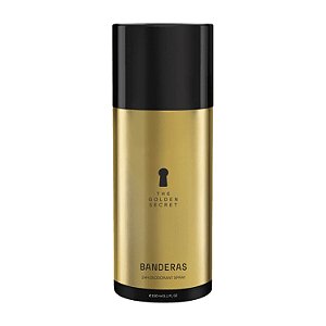 Banderas The Golden Secret Desodorante Spray Masculino 150ml