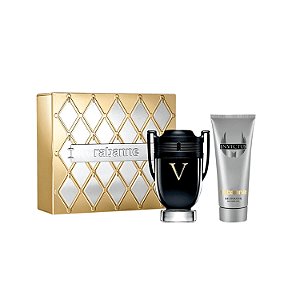 Kit Rabanne Invictus Victory Masculino EDP Extrême 100ml + Shampoo 100ml