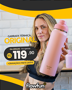 FlowAtiva 800ml + Gravação e Frete Grátis