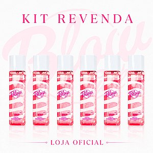 Kit Revenda 6 Unidades Body Splash Blow Girl Refrescante Morango com Creme