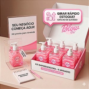 Kit Revenda Hidratante Blow Girl Morango 6 Unidades (Atacado)
