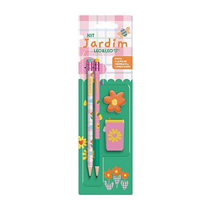 Kit Jardim Leo&Leo - Conjunto de Lápis e Acessórios Divertidos