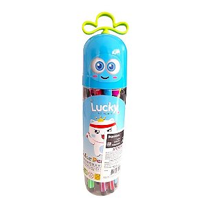 Canetinha Colorida Lucky - Conjunto com 12 Cores