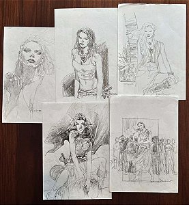 Combo Estudos Originais Publicados no Artbook Vol 3