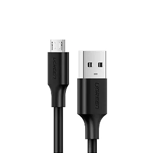 Cabo Ugreen USB-A para Micro USB, 1 Metro - US289 Preto