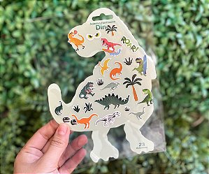 ADESIVO FANTASTICO DINO 23 PCS