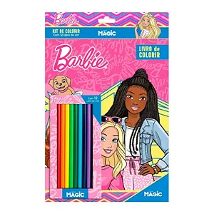 Barbie | Kit Lápis de Colorir