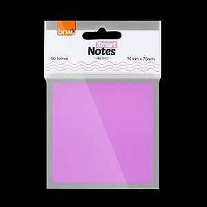 Bloco smart Notes 76x76mm -Rosa clichê retrô -