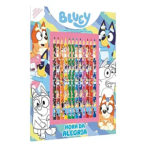 Bluey | Hora da Alegria | Atividades e Desenhos Para Colorir