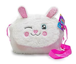 Bolsa Escolar pelúcia COELHO - UNIDADE - POLIBRINQ