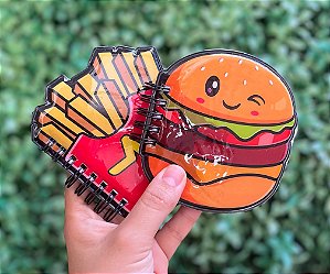 Caderno formato Fast food BRW
