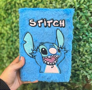 Caderno Pautado Stitch Pelúcia 1 Matéria