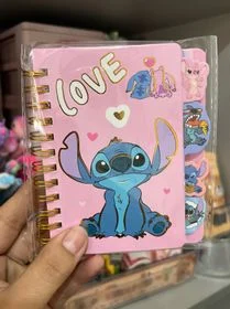 Caderno pequeno Stitch