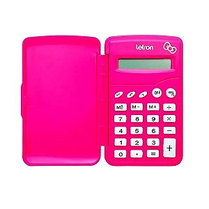 Calculadora Flip HELLO KITTY 8 dígitos - LETRON - LEO E LEO
