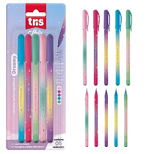 Caneta Esferográfica HOLIC DREAMY - BLISTER 5UND - TRIS
