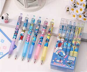 Caneta gel Stitch tinta azul