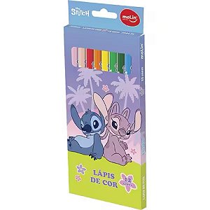 Lápis de Cor Stitch 12 cores - MOLIN