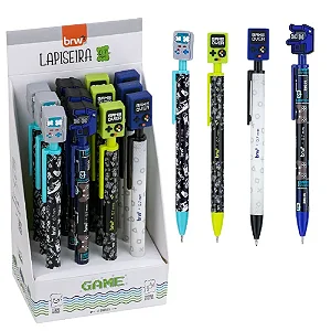 Lapiseira plástica divertida 0,7MM - GAME - BRW