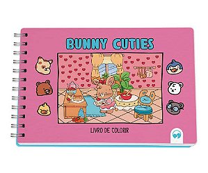 Livro de colorir CUTIES - BUNNY CUTIES - Vale das Letras