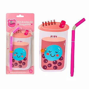 Kit Anotação SUQUINHO ROSA - UND - FOFY