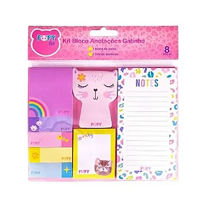 Kit de Papelaria GATINHO - FOFY