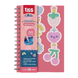 CADERNO PAUTADO DIAMANTE TRIS SHIMMY 70F