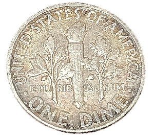 Moeda 10 Centavos (one Dime) EUA 1963